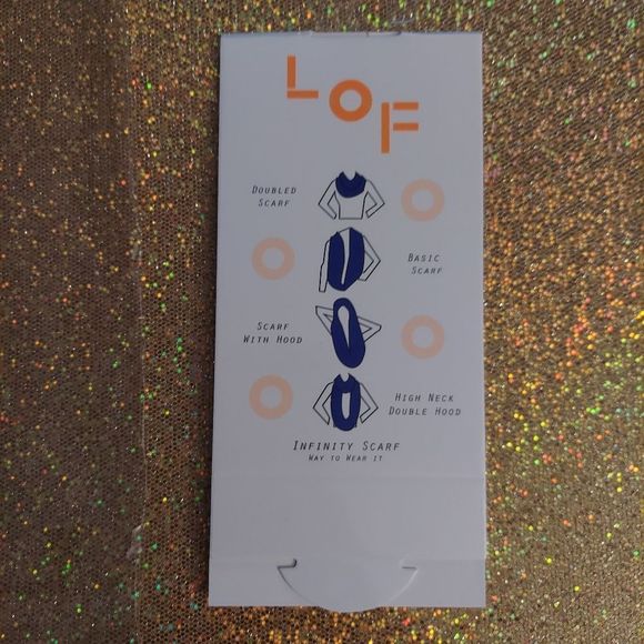 Polka Dots Peach Lightweight Infinity  Scarf - Picture 7 of 10